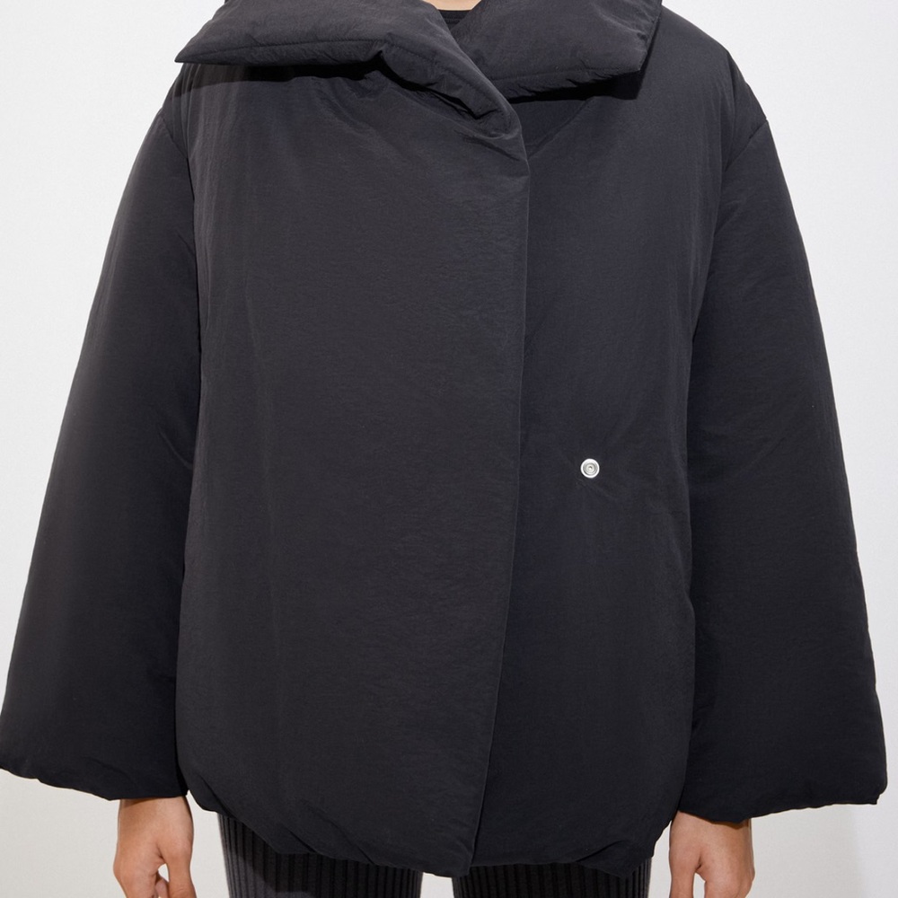 Mango Women's Black Puffer Jacket